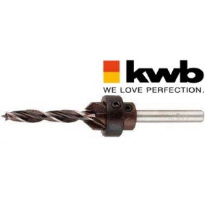Зенкер-насадка 6 мм + сверло по дереву 5131-06 kwb Германия
