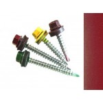 Саморезы кровельные Красное вино RAL 3005 со сверлом, 4,8 х 35 мм (200 шт.)