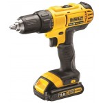 Аккумуляторная дрель-шуруповерт DeWalt DCD734S2 (14.4 B, 2х1.5 Am Li-lon кейс)