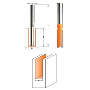 Фреза пазовая прямая 16 x 30 мм S=8 GLOBUS 1003