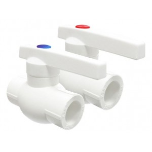 Кран полипропилен D=40 мм