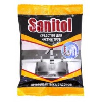 Средство для чистки труб Антизасор 90 г SANTOL