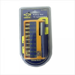 Набор бит NOX №12 19 предм. (Ph1,2,3, Pz1,2,3, шлиц 3, 5 шест.3,4,5,6, torx 6,10,15,20,25,30, держатель) 