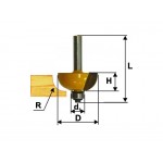 Фреза кромочная, внешний радиус 6,3 x 25,7 x 6,3 мм S=8 10903049