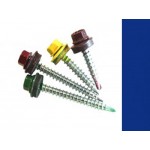 Саморезы кровельные Синий сигнал RAL 5005 со сверлом, 4,8 х 35 мм (200 шт.)