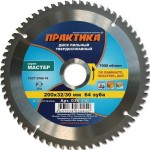 Диск пильный ПРАКТИКА по ламинату 305 x 30 мм 80 зуб.