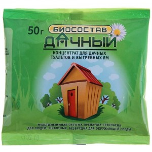 Биосостав для выгребных ям и туалетов 50 г Дачный