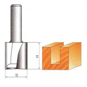 Фреза пазовая прямая (для слэбов) 40 x 15 х 40 мм S=12 GLOBUS 1007
