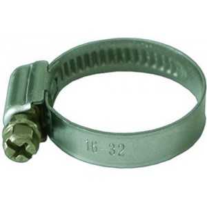 Хомут винтовой  12-20(22) мм оцинкованный DIN 3017