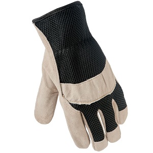 Перчатки спилковые с сеткой FIRM GRIP