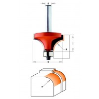 Фреза MAKITA кромочная калевочная с подш., внутр. радиус S=8 D=28,6 x 8 мм (D-11237)