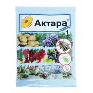 Актара 0,6 г (от кол. жука, тли, белокрылки)