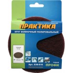 Круг синтетический абразивный ПРАКТИКА 125 мм, крепление Velcro 038-616