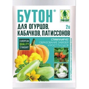 Бутон 2 г для огурцов и кабачков стимулятор плодообраз. и цветения Грин Бэлт 01-579